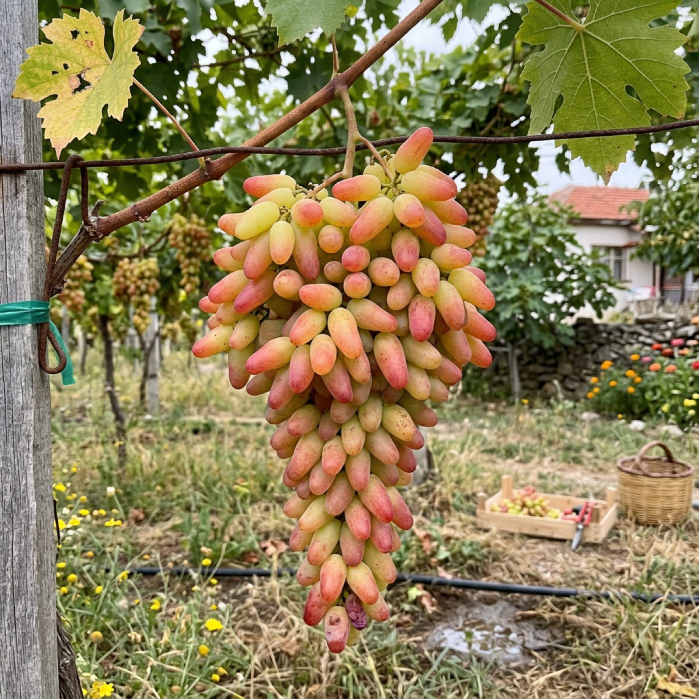 Hatun Parmağı Üzüm Fidanı — Tüplü, Aşılı